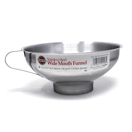 Norpro Stainless Steel Wide-Mouth Funnel w/Handle