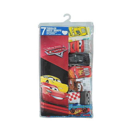Handcraft Little Boys' Disney Cars 7 Pack Brief, Multi, 2T/3T