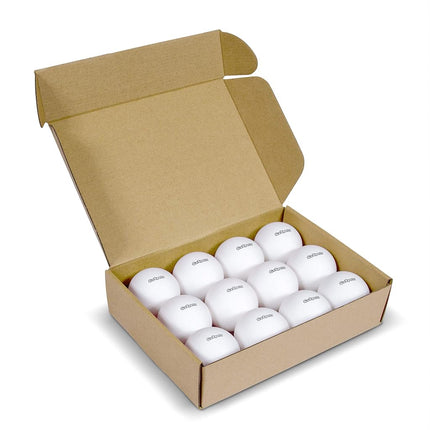 GoSports Pelotas de ping-pong XL de 55 mm, paquete de 12 unidades — Pelotas de ping-pong gigantes para entrenar o para otros juegos de lanzamiento