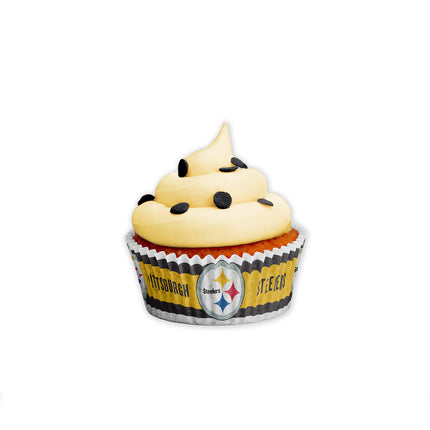 Sports Vault NFL Pittsburgh Steelers Baking Cupslarge, Team Colors, One Size