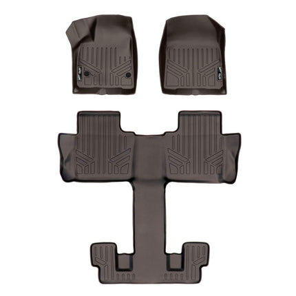 SMARTLINER Custom Fit Floor Mats 3 Row Liner Set C