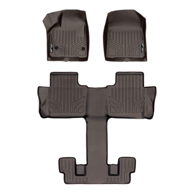 SMARTLINER Custom Fit Floor Mats 3 Row Liner Set C