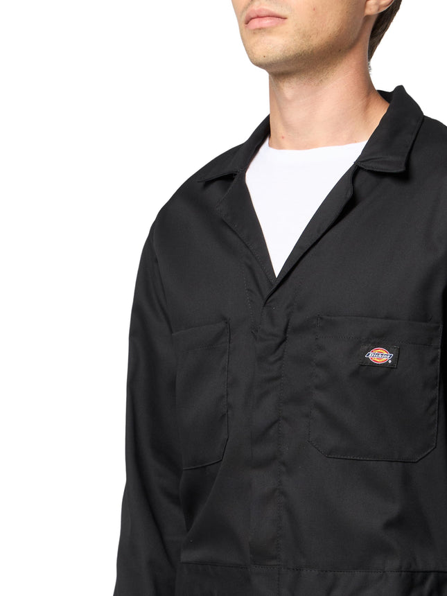 Dickies Mens Flex Long Sleeve Coveralls, Black, 2X