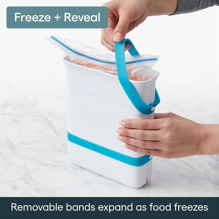 YouCopia FreezeUp Freezer Food Block Maker, Gallon