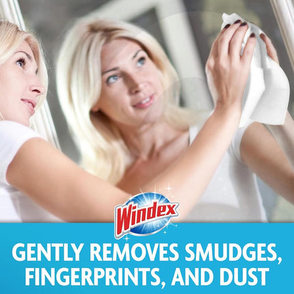 Windex Glass and Surface Pre-Moistened Wipes, Original, 38 Count