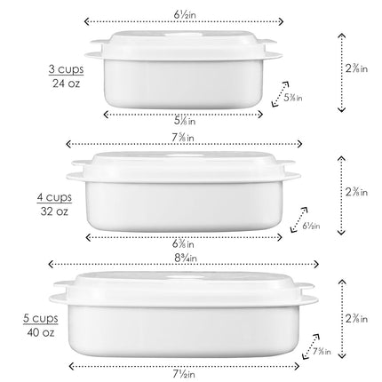 Reston Lloyd Calypso Basics by 6-Piece Microwave Cookware, Steamer and Storage Set, Plum