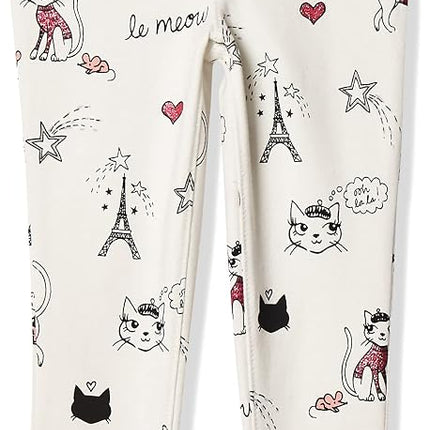The Children's Place Girls' Leggings Full Pant, Simplywht 86269, 12-18 Months