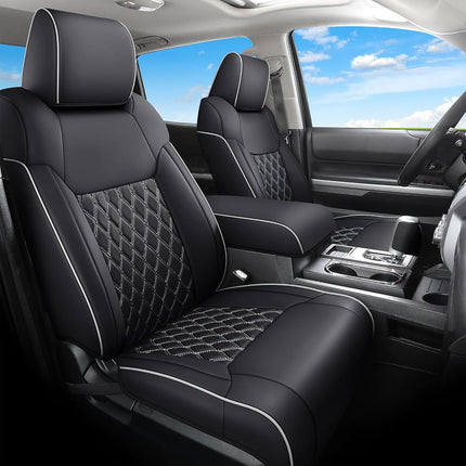 Huidasource Tacoma Front&Back Seat Covers Full Set