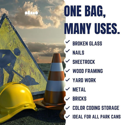 Plasticplace Yellow Trash Bags, 31-33 Gallon 100 / Case 1.5 Mil