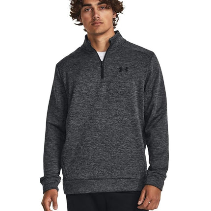 Under Armour Men's Fleece Twist Quarter Zip, (001)