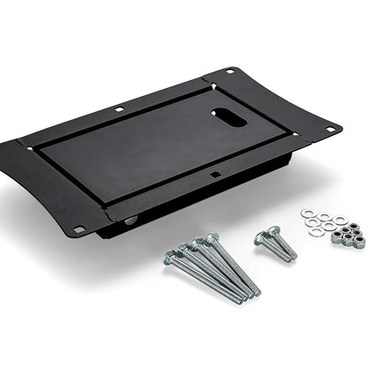 Camco Recessed Motorcycle Wheel Chock - Accommodates Most tire Sizes - Constructed of Powder-Coated Steel (66101)