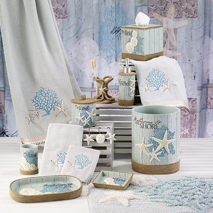 Avanti Linens - Soap Dispenser & Lotion Pump, Beach Inspired Accessories (Beachcomber Collection)