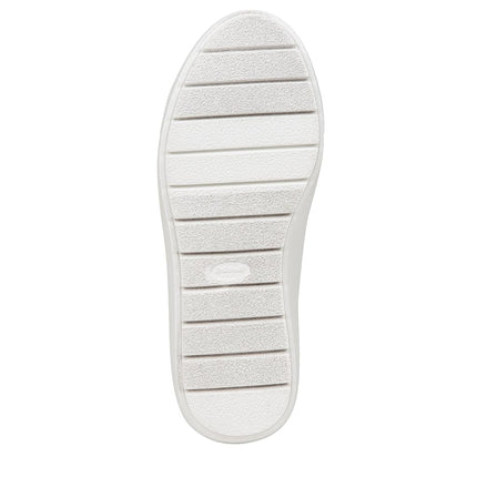 Dr. Scholl's Women's Time Off Sneaker, White Pearls, 6.5 Wide