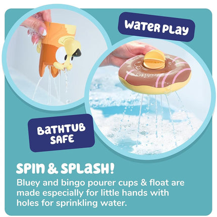 Toomies Bluey Bath Toys 2 Pack - Toddler Bath Toys, Pool Float 18M+