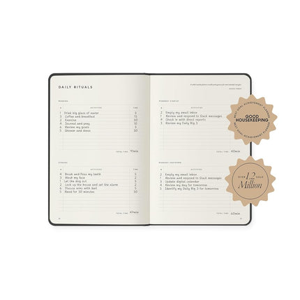 Full Focus Oatmeal Linen Planner by Michael Hyatt - The #1 Daily Planner to Set Annual Goals, Increase Focus, Eliminate Overwhelm, and Achieve Your Biggest Goals - Hardcover