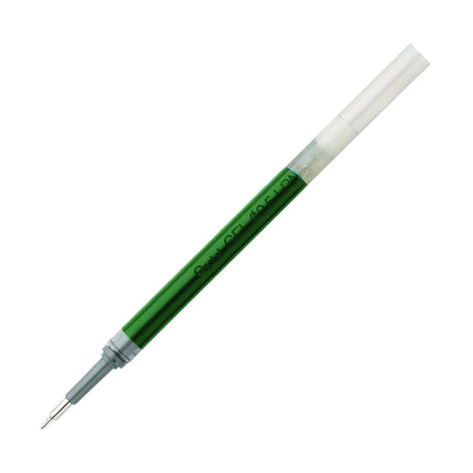 Pentel, 12 recambios de tinta de gel EnerGel Punta de 0,5 mm Tinta verde LRN5-D