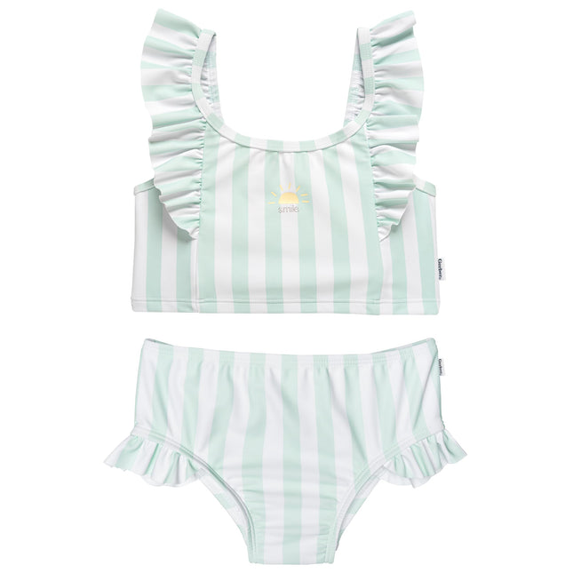 Gerber Girls' Two-Piece Swimsuit, Stripe, 5T