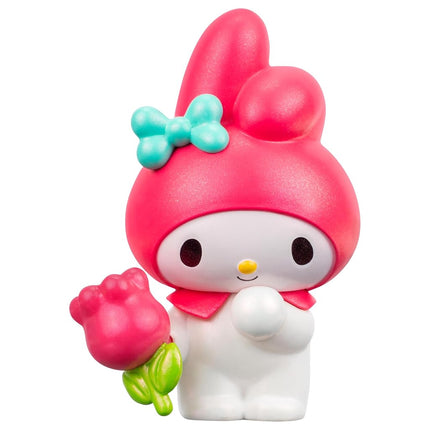 Jazwares Hello Kitty® and Friends Rainbow Vibes Party, 2” Figure 8-Pack - Removable Accessories - Officially Licensed Sanrio Product from Ages 6+