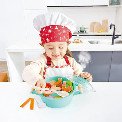 Hape Little Chef Cooking & Steam Playset, Kitchen Accessories for Creative Role Play, 3+ Years