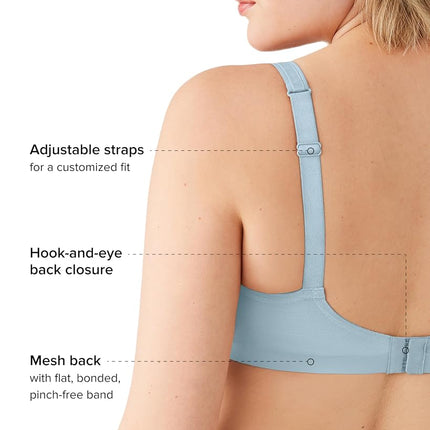 Soutien-gorge à armatures Wacoal Revelation Uneven Shape pour femme, bleu, 40C