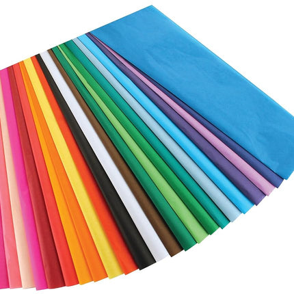 HYGLOSS 88528 50 Tissue Assortment Bleeding Sheets, 12-Inch by 18-Inch