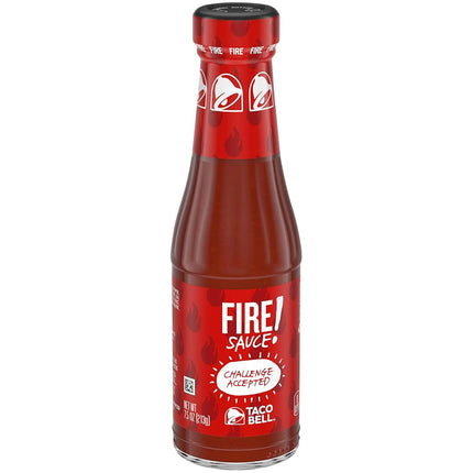 Taco Bell Sauce,fire, 7.5 Ounce Bottle (Pack of 3) by Taco Bell