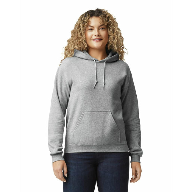 Gildan Adult Fleece Hoodie Sweatshirt, Style G18500, Multipack, Sport Grey (2-pack), M