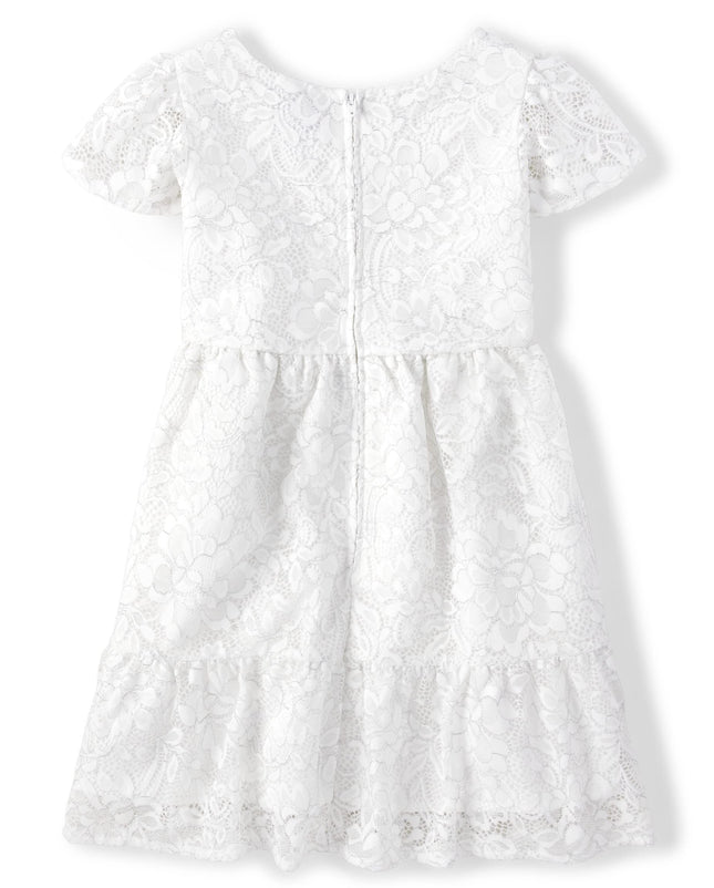 Robe mode à manches courtes The Children's Place pour fille, Gris clair, Très grand