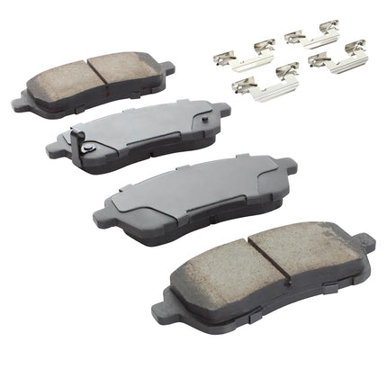 QUALITY-BUILT Premium Semi-Metallic Front Brake Pads (1001-1454AM) Compatible with Mazda 2 2015-2011