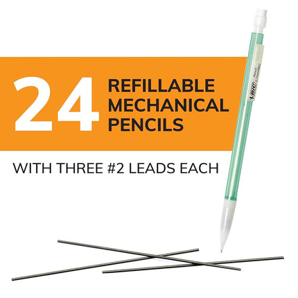 Bic Extra Sparkle Mechanical Pencils 2, Multi-Colour