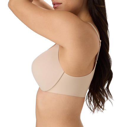 Maidenform Comfort Devotion Underwire Bra, Comfortable Bra with No-Poke DreamWire, Full-Coverage T-Shirt Bra, Almond, 40D