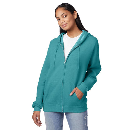 Hanes Men's EcoSmart Hoodie Midweight Fleece Pullover Hooded Sweatshirt, Spanish Moss, L