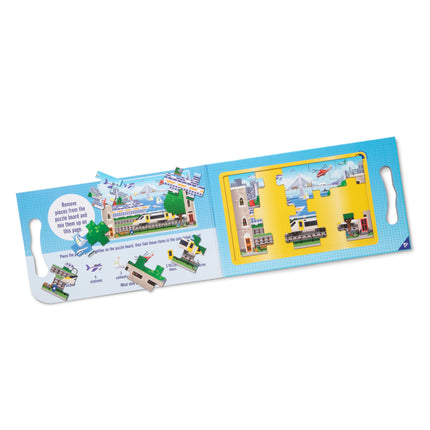 Melissa & Doug Take-Along Magnetic Jigsaw Puzzles 