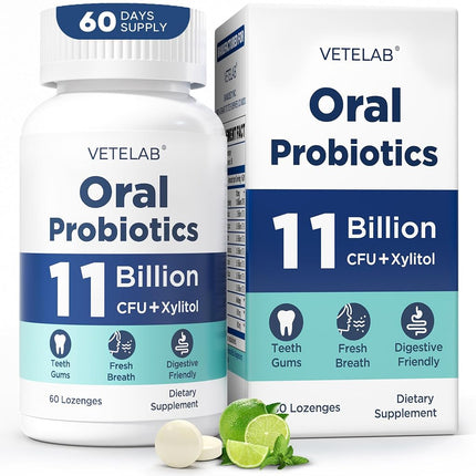 VeteLab Oral Probiotics for Mouth Bad Breath - 11 