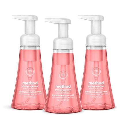 Method Foaming Hand Soap, Pink Grapefruit, 10 fl o