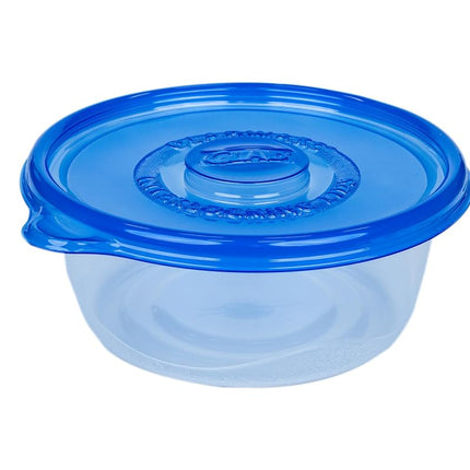 Glad GladWare Big Bowl Food Storage Containers, Large Round Bowl Holds 48 Ounces of Food Food Storage Containers for Everyday Use to Preserve Freshness, 3 Count