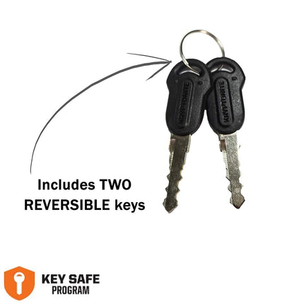 Kryptonite KryptoFlex 1265 12mm Key Cable Bicycle Lock, Black