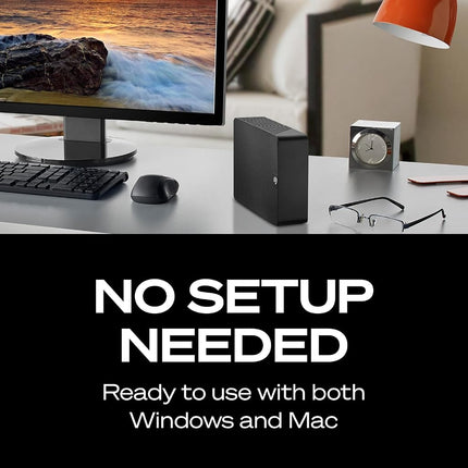 Seagate Expansion Desktop 6TB, External Hard Drive, USB 3.0, Data Rescue Services (STKP6000400)