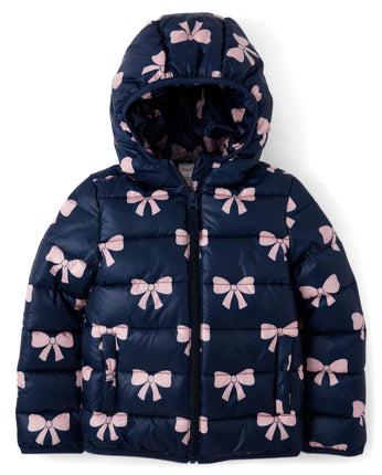 Gymboree girls And Toddler Puffer Jacket, Tidal Bo