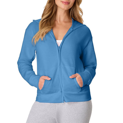 Hanes Women's EcoSmart Full-Zip Hoodie Sweatshirt,