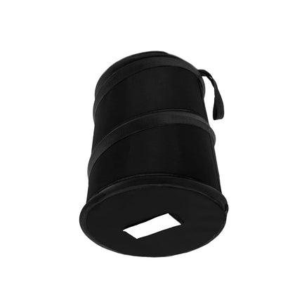 FH Group Automotriz Impermeable Plegable Portátil Pequeño Bote de Basura Contenedor de Residuos Compatible con la Mayoría de Coches, SUVs y Camionetas Negro