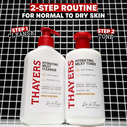 Thayers Toner Milky Face Toner Snow Mushroom Hyaluronic Acid 355ml