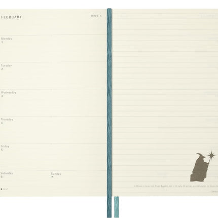 Moleskine - 2027-12 Month Weekly Hard Cover Diary - Large - Lord of The Rings