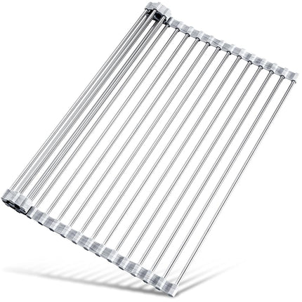 Tomorotec Roll Up Dish Drying Rack Over Sink, 304 