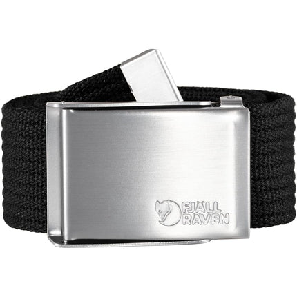 Fjällräven Men's Canvas Belt, Black, One Size