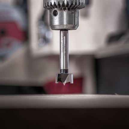 Precision Shear Serrated Edge Forstner Drill Bit 7/8-Inch by 3/8-Inch Shank