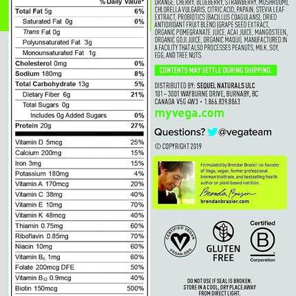 Vega One Frutos del Bosque, 827 g