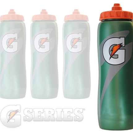 Gatorade 50220SM G Series Performance Squeeze Bottle 32oz (4 Pack), Pearl Green