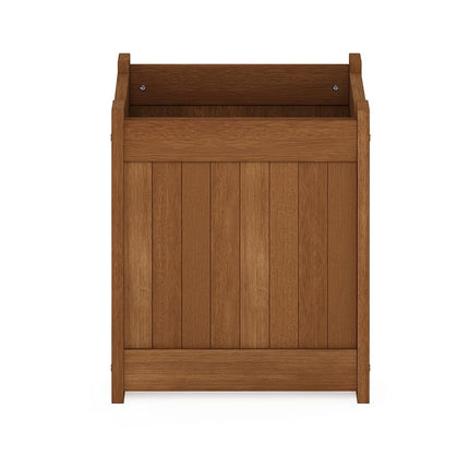 Furinno Tioman Hardwood Outdoor Flower Box, Planter Stand in Teak Oil, Natural