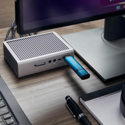 Kingston IronKey Vault Privacy 50 Disque USB Type-C certifié FIPS 197 et chiffré XTS-AES 256 bits pour la protection des données - IKVP50C/256 Go